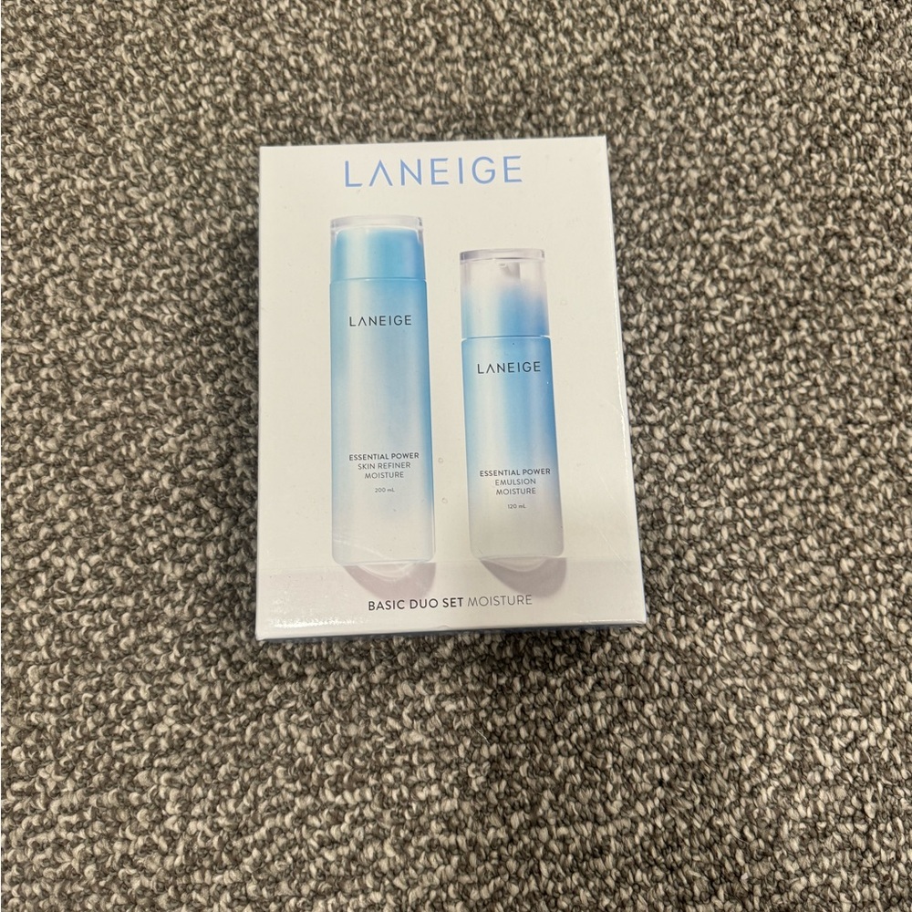 Laneige Basic Duo Set Moisture - Blue and White